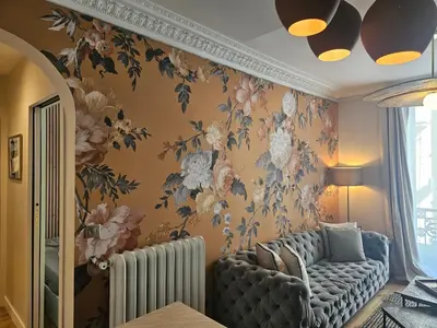 Coin salon dans l'établissement Chic Apartment By Capucine - Grands Magasins