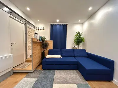Coin salon dans l'établissement Paris 2Pièces 2 salles de bain