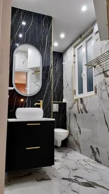 Salle de bains dans l'établissement Chic appartement en plein cœur de Paris