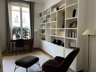 Coin salon dans l'établissement GuestReady - Luxurious Charm near Arc de Triomphe