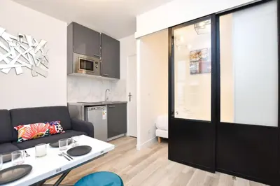 Cuisine ou kitchenette dans l'établissement Charming apartment - 1BR-2P - Petit-Montrouge