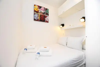 Un ou plusieurs lits dans un hébergement de l'établissement Charming apartment - 1BR-2P - Petit-Montrouge