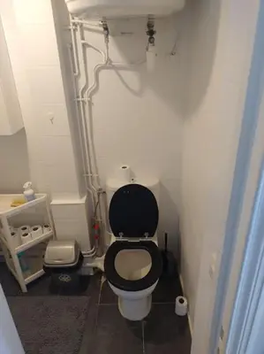 Salle de bains dans l'établissement Beau studio dans une rue calme
