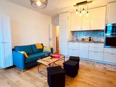 Cuisine ou kitchenette dans l'établissement Le Penthouse Chevalier - L