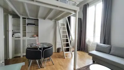 Plan de l'établissement Paris 16 Studio Near Arc de Triomphe and Eiffel Tower