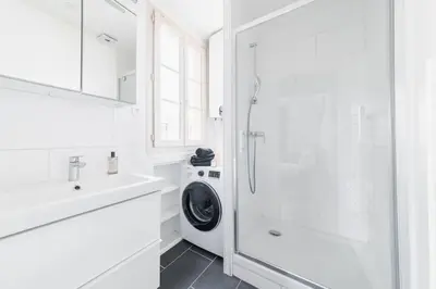 Salle de bains dans l'établissement Super Apt Tolbiac-buttes Cailles