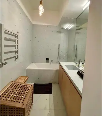 Salle de bains dans l'établissement Paris Appartement avec grande terrasse