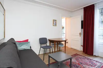 Coin salon dans l'établissement Cosy Flat 30m2 Paris Centre