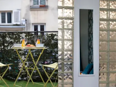 Balcon ou terrasse dans l'établissement Bluestay 108 - Superb apartment in Paris