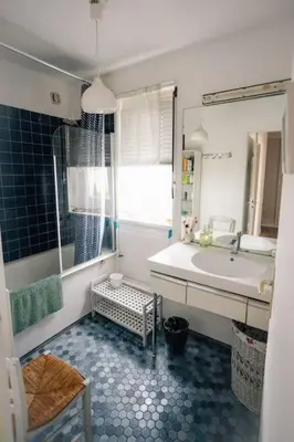 Salle de bains dans l'établissement Eiffel Tower