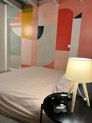 Un ou plusieurs lits dans un hébergement de l'établissement Urban retreat in Paris