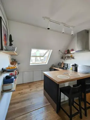 Cuisine ou kitchenette dans l'établissement Cocon au cœur de Paris