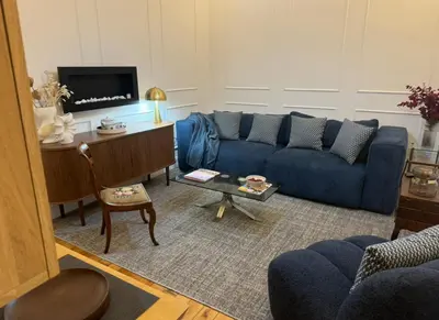 Télévision ou salle de divertissement dans l'établissement Appartement parisien chic & cosy MBKA