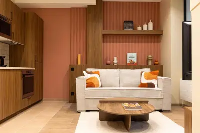 Cuisine ou kitchenette dans l'établissement Elégance & Confort - 1BR 4P