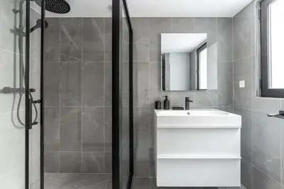 Salle de bains dans l'établissement Invalides Palais Bourbon Luxueux Appartement 4P