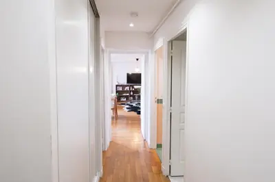 Télévision ou salle de divertissement dans l'établissement Appartement Central Les Halles