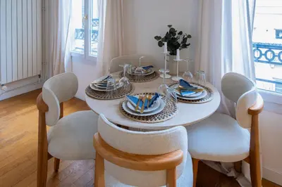 Coin salon dans l'établissement Appartement Central Les Halles