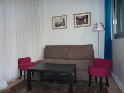 Coin salon dans l'établissement Eiffel Grenelle