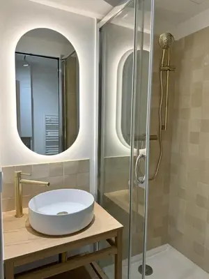 Salle de bains dans l'établissement Apartment Saint Germain des Pres Bon Marche by Studio Prestige