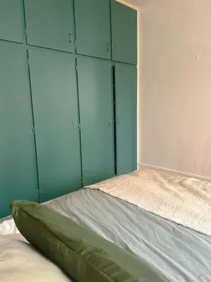 Un ou plusieurs lits dans un hébergement de l'établissement Appartement parisien