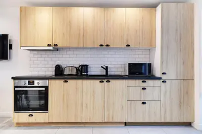 Cuisine ou kitchenette dans l'établissement Super appartement 2BR 6P Bastille