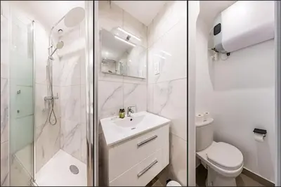 Salle de bains dans l'établissement 11#Studio 2 pers#Bon Marché#St Germain#Paris 6