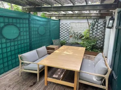 Terrasse ou espace extérieur de l'établissement Magnifique appartement