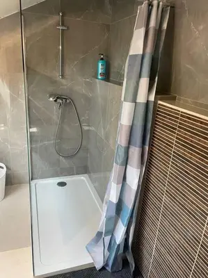 Salle de bains dans l'établissement Magnifique appartement
