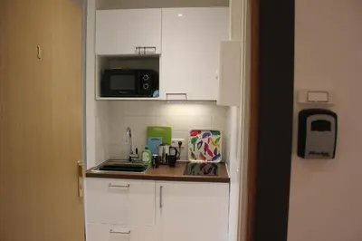 Cuisine ou kitchenette dans l'établissement Tour Eiffel Grenelle