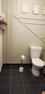 Salle de bains dans l'établissement Appartement Cosy à Clichy, avec parking ,proche Paris!
