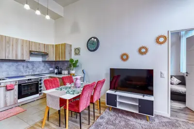 Cuisine ou kitchenette dans l'établissement Pablo Picasso - Appt à 30min de Montmartre