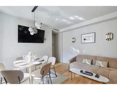 Coin salon dans l'établissement Residence apartment Bastille - Le Marais