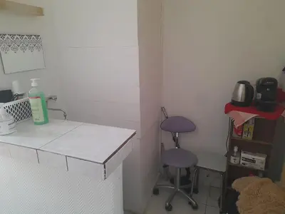 Cuisine ou kitchenette dans l'établissement Studio abir