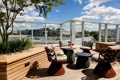 Balcon ou terrasse dans l'établissement Motel One Paris-Porte de Versailles