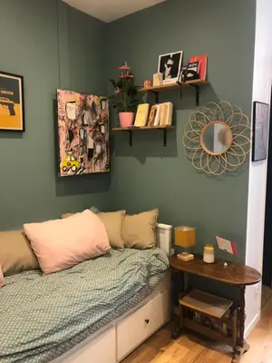 Coin salon dans l'établissement Studette au cœur du marais