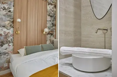 Salle de bains dans l'établissement Apartment on the Champs Elysees