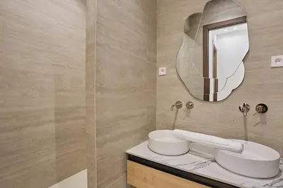 Salle de bains dans l'établissement Apartment on the Champs Elysees