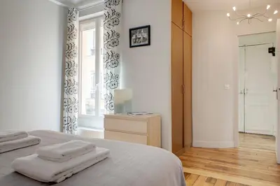 Un ou plusieurs lits dans un hébergement de l'établissement Beauregard Design residence