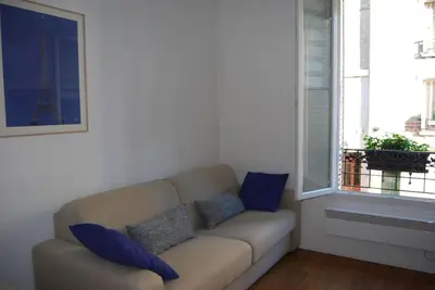 Coin salon dans l'établissement Appartement 40 m2 à, Boulogne Billancourt
