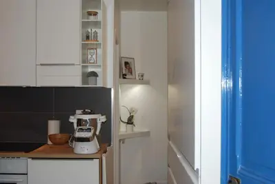 Cuisine ou kitchenette dans l'établissement Appartement 40 m2 à, Boulogne Billancourt