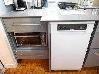 Cuisine ou kitchenette dans l'établissement Flat 31m2 near Pompidou Center, Marais, les Halles, mobility lease only