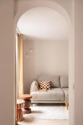 Coin salon dans l'établissement 4P 1BR - Monthly Rental - Step from Place Vendôme