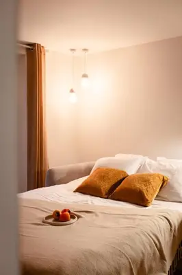 Un ou plusieurs lits dans un hébergement de l'établissement 4P 1BR - Monthly Rental - Step from Place Vendôme