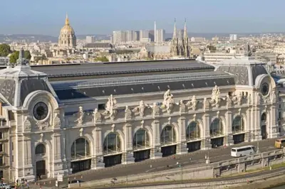 Vue générale sur Paris ou vue de la ville depuis l'appartement