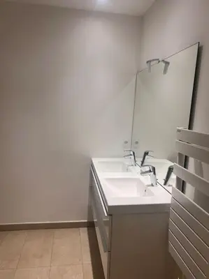 Salle de bains dans l'établissement Appartement Le Rostand