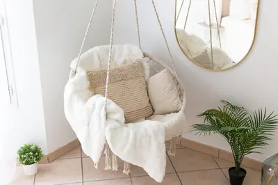Coin salon dans l'établissement Superbe appartement au Sud de Paris