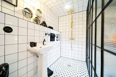 Salle de bains dans l'établissement Lab Loft à Bastille 110m2