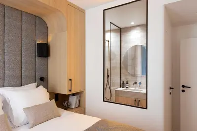 Un ou plusieurs lits dans un hébergement de l'établissement Apt Exceptional - AC - 3BR-8P- Gare de l 'Est