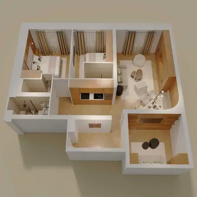 Plan de l'établissement Apt Exceptional - AC - 3BR-8P- Gare de l 'Est