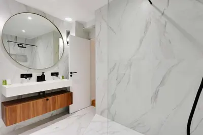 Salle de bains dans l'établissement Saint Michel - Notre Dame